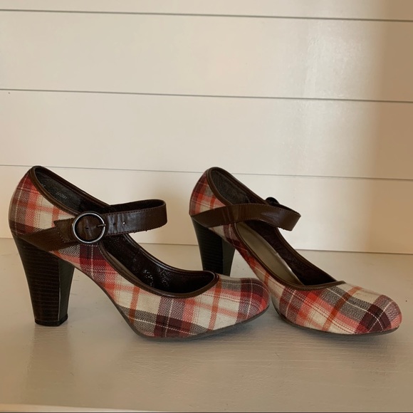 DSW | Shoes | Vintage Plaid Heels 